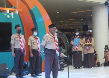 Sekretaris Mabiran Apresiasi Gebyar Pramuka Kwarran Cileungsi