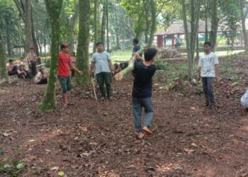 Jelang Jambore dan Raimuna Kwarran Rumpin Persiapkan Areal Kerjasama Dengan BDLHK