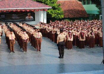 Ini harapan Ketua Mabigus SMAN 1 Cibungbulang Pada Peserta Kemah Blok