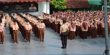 Ini harapan Ketua Mabigus SMAN 1 Cibungbulang Pada Peserta Kemah Blok