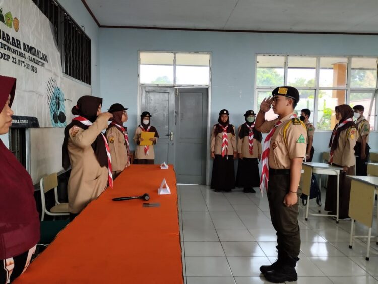 Regenerasi Kepengurusan Pramuka SMAN 1 Tamansari Adakan Musyawaran Ambalan