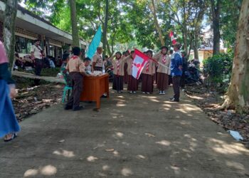 Kemeriahan Gerak Jalan dan LKBB Kwarran Ciampea Kabupaten Bogor tahun 2022