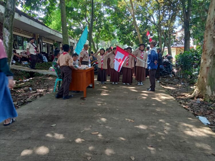 Kemeriahan Gerak Jalan dan LKBB Kwarran Ciampea Kabupaten Bogor tahun 2022