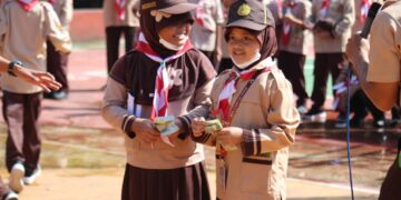 Pramuka Siaga SDN Ciawi 01 Antusias Ikuti Pesta Siaga Kwartir Ranting Ciawi