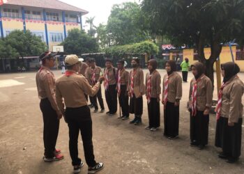 Pramuka Penegak SMK Wira Buana Laksanakan Pelantikan Bantara