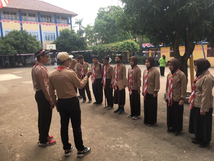 Pramuka Penegak SMK Wira Buana Laksanakan Pelantikan Bantara