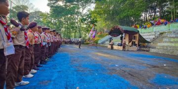 1200 Pramuka Penggalang Ikuti Jambore Ranting Nanggung Tahun 2022