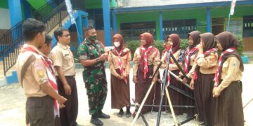 Babinsa Lakukan Penyuluhan Program Kampung Pancasila di Gudep Pangkalan Mts Fathul ‘Ulum