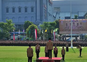 Kwarda DIY Selenggarakan Apel Besar Hari Pramuka ke-61 di Lapangan Denggung Sleman