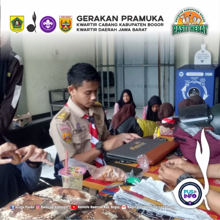 Meriahkan Hari Pramuka, Kwarran Caringin Kabupaten Bogor bentuk tim karnaval