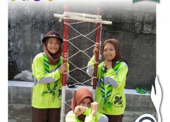 MIS Nurul Anwar Giat Berlatih Jelang Kemah Penggalang Kwarran Bojonggede