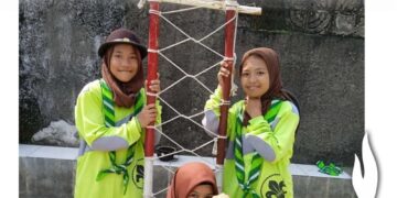 MIS Nurul Anwar Giat Berlatih Jelang Kemah Penggalang Kwarran Bojonggede