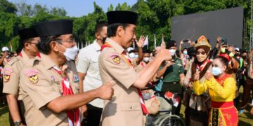 Presiden Jokowi Apresiasi Pelaksanaan Jambore Nasional XI Tahun 2022