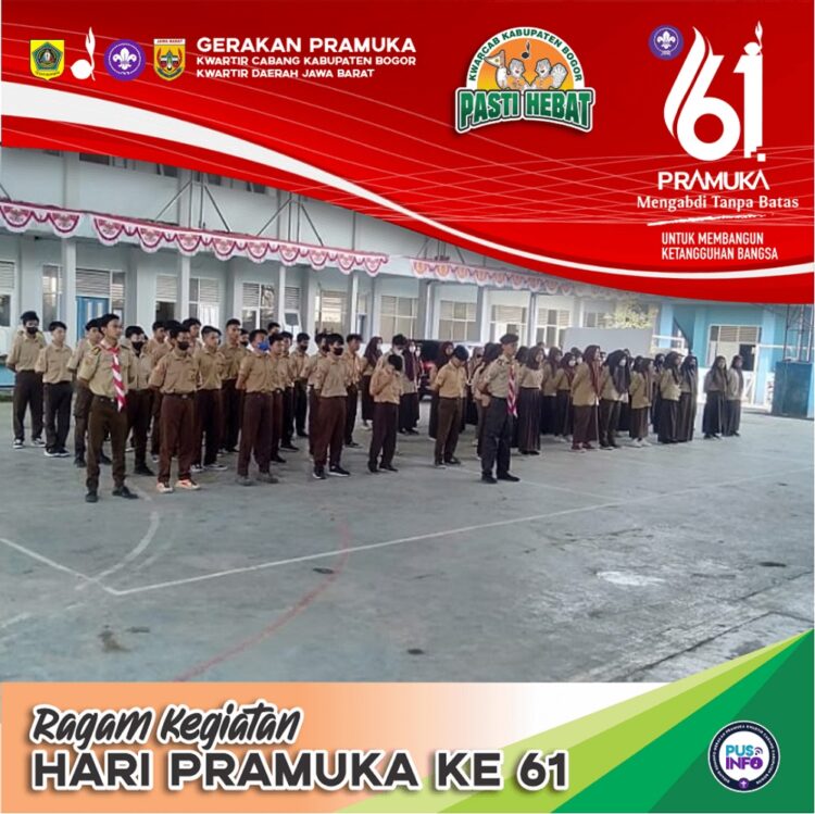 SMK Nuansa Kwarran Cigombong Kenalkan Pramuka Pada Siswa Baru