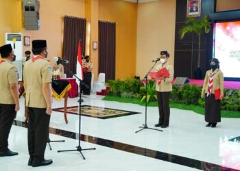 Jajaran Mabi dan Pinsaka Bhayangkara DIY Dilantik oleh Kak GKR Mangkubumi