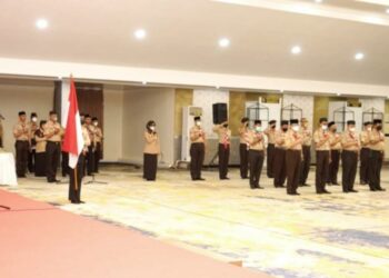 Kwarnas Adakan Upacara Ulang Janji di Aula Cut Nyak Dien