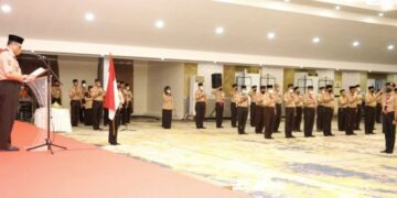 Kwarnas Adakan Upacara Ulang Janji di Aula Cut Nyak Dien