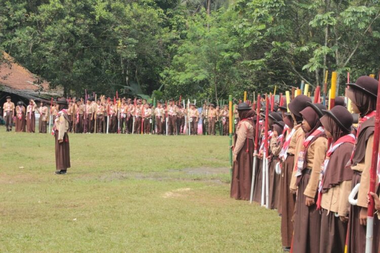 1.243 Pramuka Penggalang Ikuti Jamran Cigudeg Kabupaten Bogor