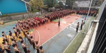 Pandemi Covid-19 Surut, Kwarran Ciawi Kembali Galakkan Latgab Penggalang