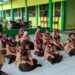 Belasan Calon Penegak Bantara Ambalan Soekarno-Fatmawati SMK Yapura Kwarran Tenjolaya Ikuti Pengembaraan
