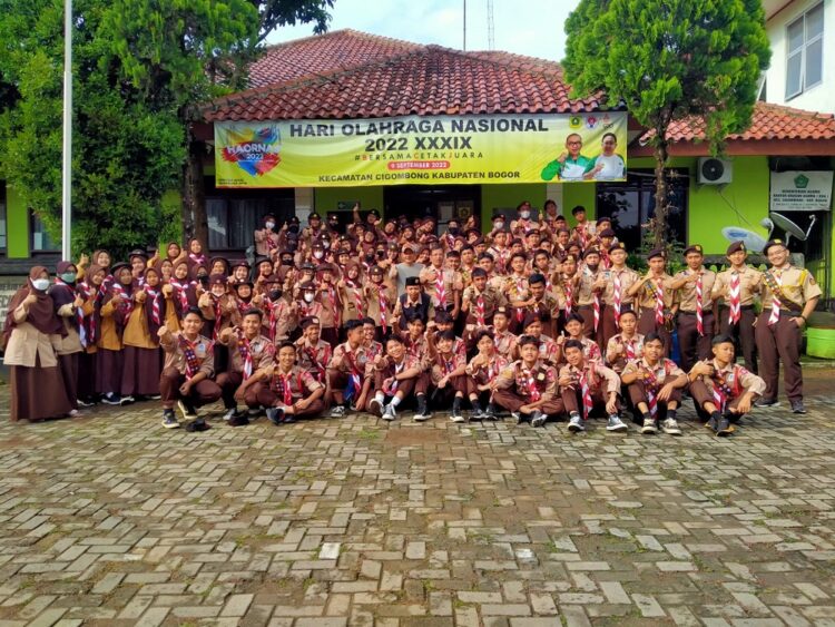 116 Pramuka Kwarran Cigombong Dikukuhkan Menjadi Pramuka Garuda