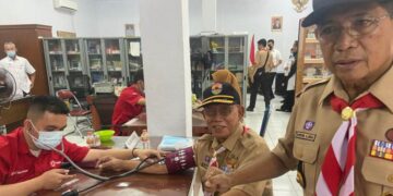 Rangkaian Agenda Bulan Bakti Pramuka 2022, Kwardasu Gelar Donor Darah