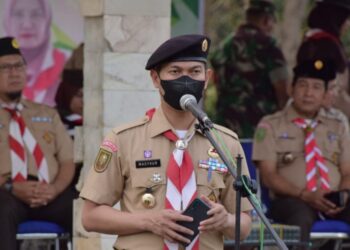 Ketua Kwarcab Kota Pekanbaru Membuka Jambore Ranting Binawidya