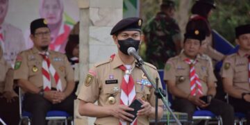 Ketua Kwarcab Kota Pekanbaru Membuka Jambore Ranting Binawidya