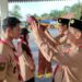 Tiga Pesan Gubernur Riau Saat Melepas Kontingen Perkemahan Antar Saka Tingkat Nasional