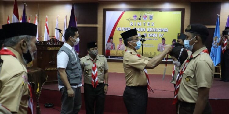 Bimtek Gudep Aman Bencana Regional III dan IV, Ketua Kwarnas : Pramuka Harus Terus Dibekali dalam Menghadapi Ancaman Bencana