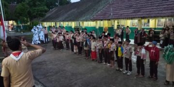Pramuka Penggalang Sdn Cipicung 04 Cijeruk Bogor Gelar Perjusa