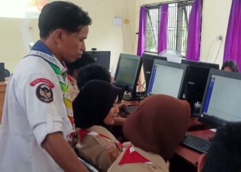 Saka Kominfo Palangka Raya Sampaikan Materi Pentingnya Etika Komunikasi dalam JOTA-JOTI