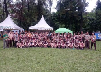 Selama 3 Hari, Anggota Pramuka Kwarran Leuwisadeng Ikuti Peran Saka Kwarcab Bogor