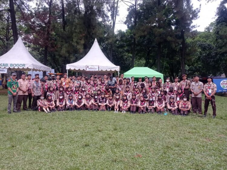 Selama 3 Hari, Anggota Pramuka Kwarran Leuwisadeng Ikuti Peran Saka Kwarcab Bogor