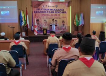 Pembukaan Pelatihan Manajemen Kedaruratan Bencana Regional III dan IV, Ketua Kwarnas Meminta Peserta Siap Mengabdi Tanpa Batas