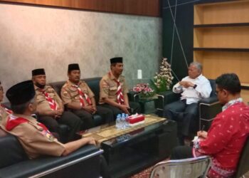 Kwarda Sumut Audiensi ke Dinas Pendidikan Provinsi, Bahas Peningkatan Kualitas Pendidikan Kepramukaan