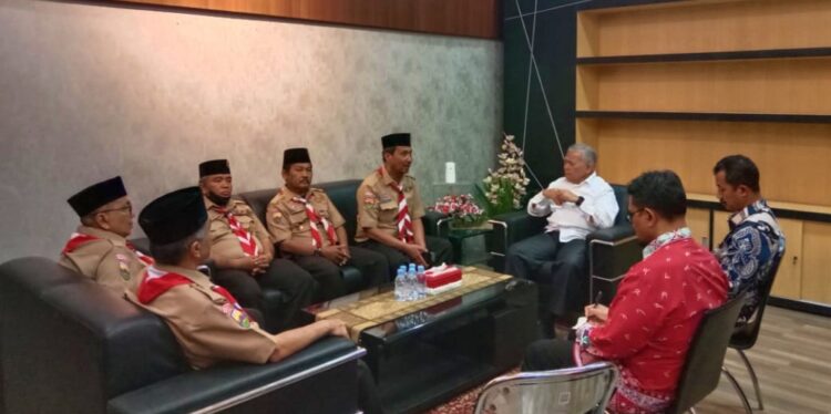 Kwarda Sumut Audiensi ke Dinas Pendidikan Provinsi, Bahas Peningkatan Kualitas Pendidikan Kepramukaan