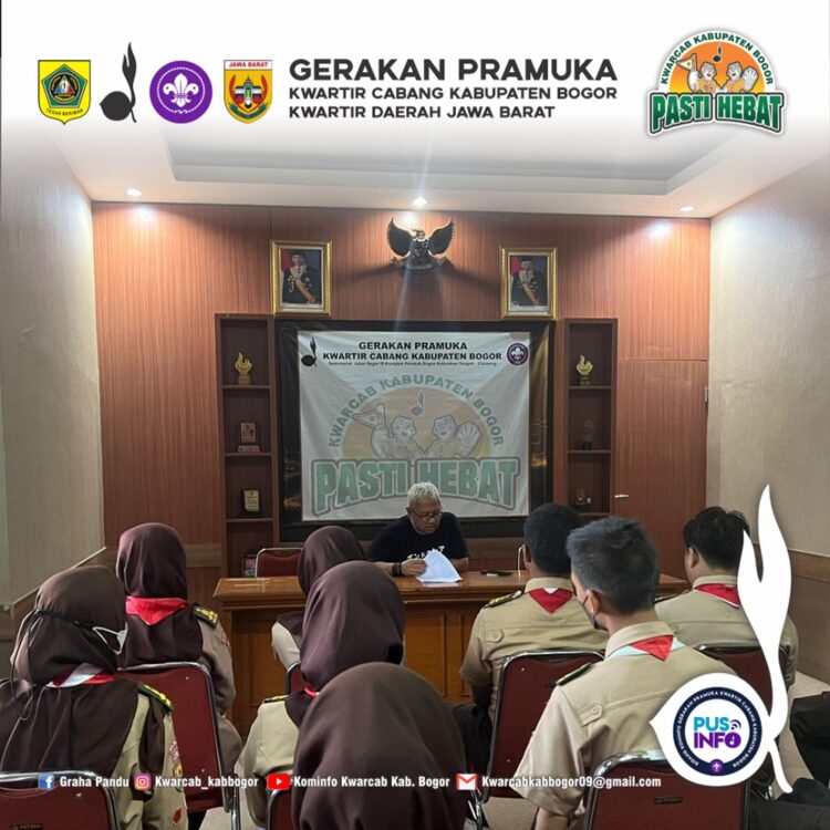 Tingkatkan Kualitas, Kwarcab Bogor Adakan Penyegaran Kader Tim Media