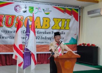 Buka Mucab XII Gerakan Pramuka Indragiri Hilir, Ketua Mabicab Sampaikan Beberapa Harapan
