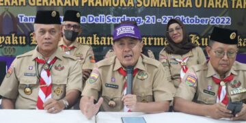 Tutup KML-T, Sekretaris Kwarda Sumut Meminta Peserta Berkiprah di Kancah Kepengurusan Gerakan Pramuka