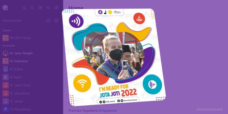 Ramaikan Kegiatan JOTA-JOTI 2022 dengan Twibbon Berikut Ini