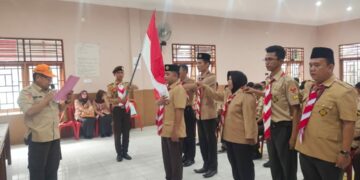 Wujudkan Pramuka Peduli, Kwarcab Padang Pariaman Gelar Diklatsar Brigade Rescue Pramuka