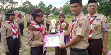 Kwarran Air Hitam Sukses Selenggarakan LT II Regu Pramuka Penggalang