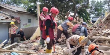 Ratusan Pramuka Peduli Tergabung dalam Penanganan Gempa Bumi Cianjur