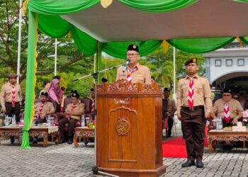 Buka Pertika V UIN Suska Riau, Ka Mabida : Gerakan Pramuka Ajarkan Tolong Menolong Sesama dan Ikut Serta Membangun Masyarakat