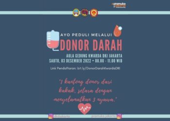 Akhir tahun 2022, Kita Donor Darah Lagi di Kwartir Daerah DKI Jakarta