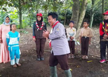 Pramuka Peduli Lakukan Pendampingan Psikososial Anak Terdampak Gempa Bumi Cianjur