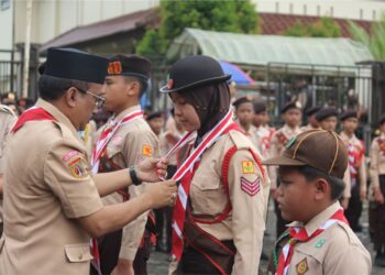 Satu Tahun, Kwarcab Purbalingga Lantik 3.359 Pramuka Garuda