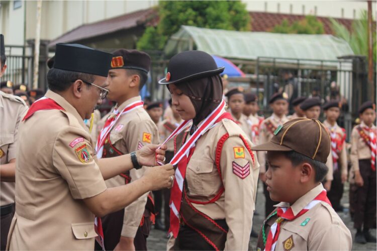 Satu Tahun Kwarcab Purbalingga Lantik 3 359 Pramuka Garuda Warta Pramuka