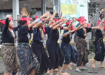 Peserta Raimuna Derah Bali XII Melestarikan Kebudayaan dengan Karnaval